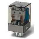 Releu industrial 11 poli B+I, 48V c.c., 3C, 10A, AgNi Finder